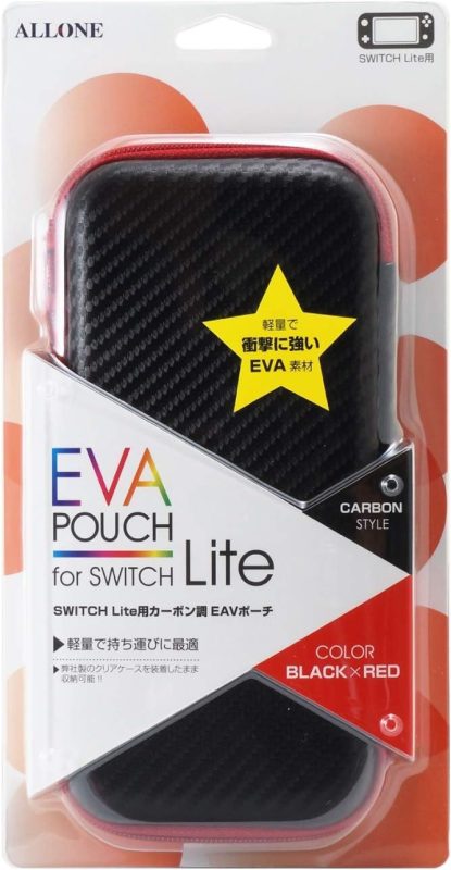 アローン(Allone) Switch Lite用カーボン調EVAポーチ ALG-NSMEVR