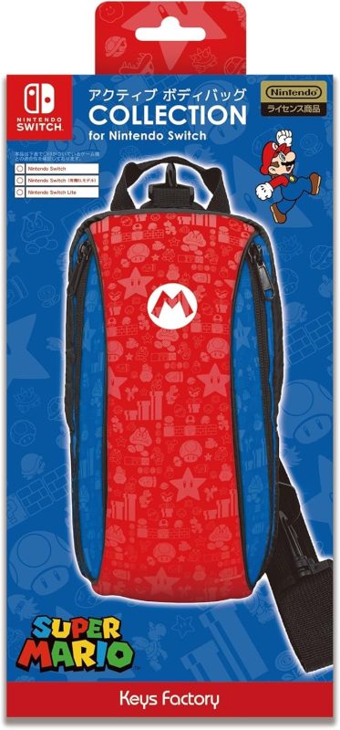 キーズファクトリー(Keys Factory) スーパーマリオ アクティブ ボディバッグ COLLECTION for Nintendo Switch CAB-004-1