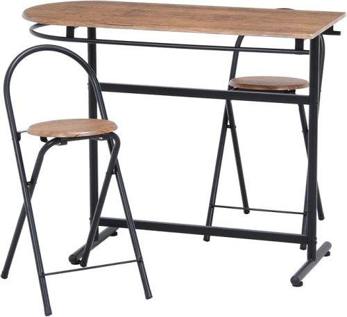 不二貿易 カウンターテーブル&チェア 3点セット 13899