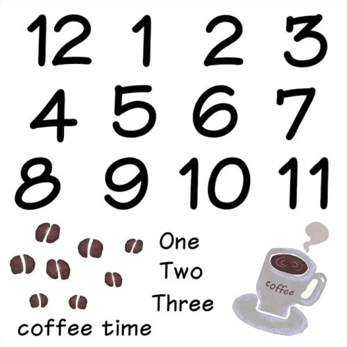 igsticker 時計付きウォールステッカー