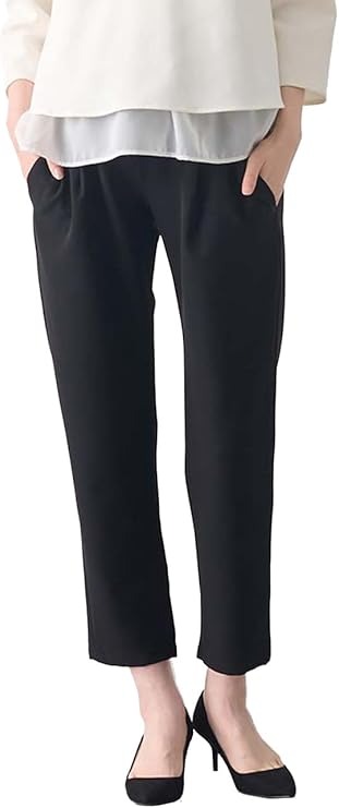 エンジェリーベ(ANGELIEBE) P・パンツ ストレッチジョーゼットテーパード