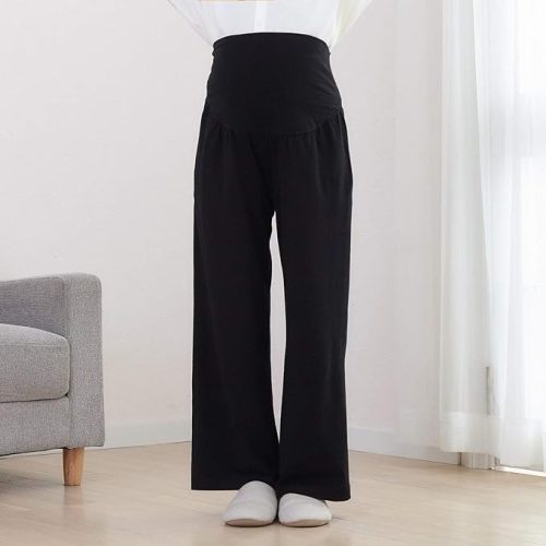 ベルメゾン(BELLE MAISON) 産後まで使える！なめらか保湿素材のマタニティサイズリラックスパンツ