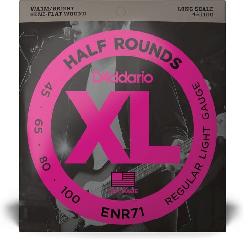 ダダリオ(D'Addario) XL HALF ROUNDS SEMI-FLAT WOUND ENR71