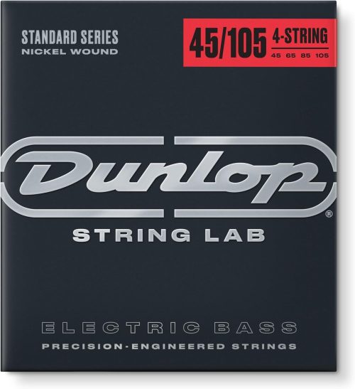 JIM DUNLOP STANDARD SERIES NICKEL WOUND BASS STRINGS 45-105 DBN45105