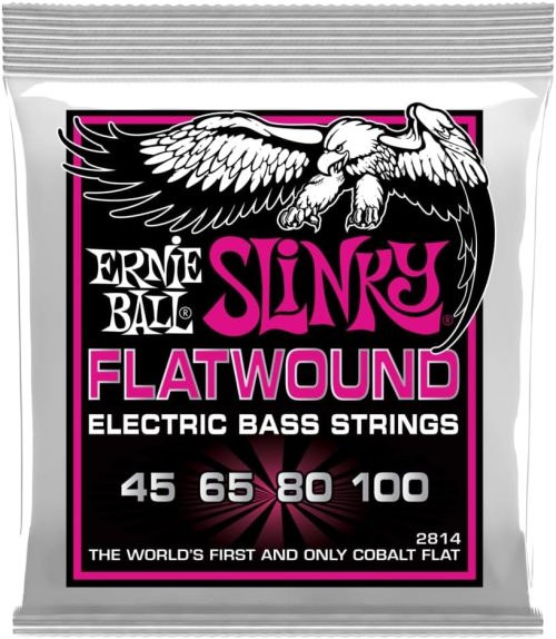 アーニーボール(Ernie Ball) SUPER SLINKY COBALT FLATWOUND ELECTRIC BASS STRINGS 45-100 GAUGE P02814
