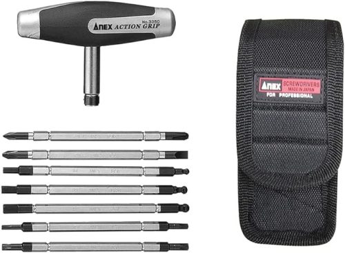アネックス(ANEX) スーパーアクショングリップドライバー ビット7本組 3350
