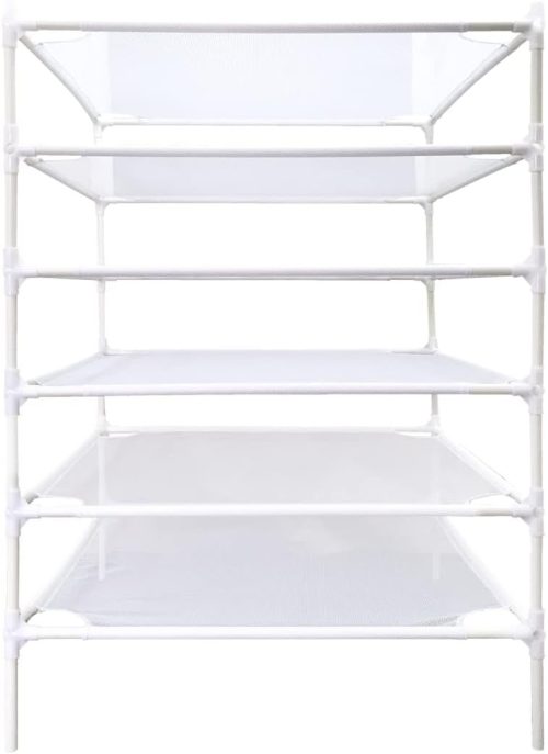 ジアン(JIANG) 平干しネット 6段 組み立て式