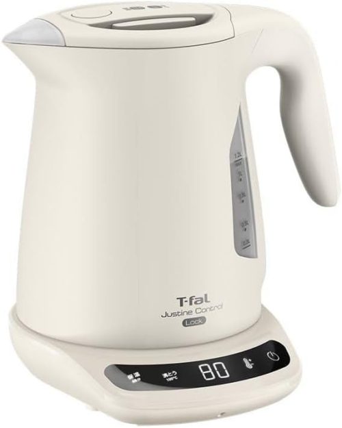 ティファール(T-fal) ジャスティン ロック コントロール アイボリー 1.2L KO823AJP 2023