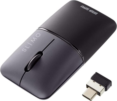 サンワサプライ(SANWA SUPPLY) 静音ワイヤレスブルーLEDマウス SLIMO MA-WCBS310 2023