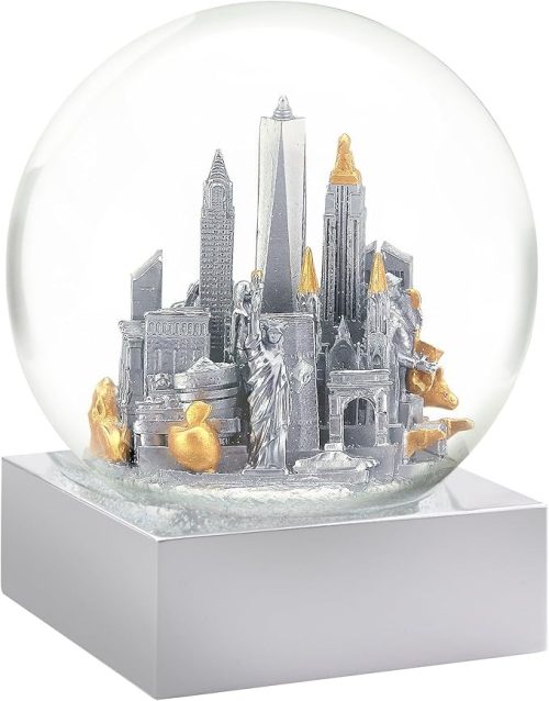 クールスノーグローブ(Cool Snow Globes) NYC Silver Snow Globe