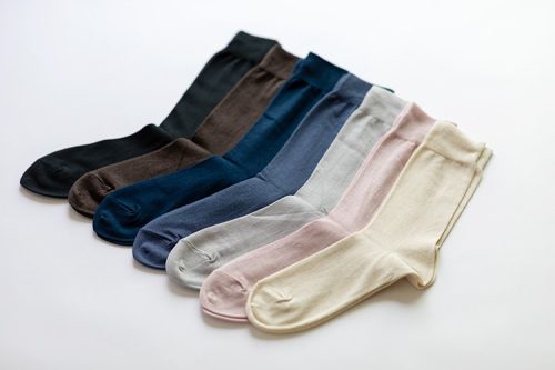 千代治(CHIYOJI) 綿麻 ビジネスソックス クールビズ 選べる2足組