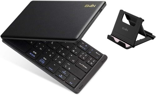 Ewin 日本語配列 折りたたみBluetoothキーボード EW-ZR050B 2020