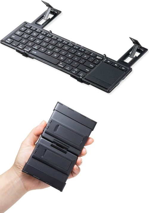 サンワサプライ(SANWA SUPPLY) 折りたたみ式Bluetoothキーボード 400-SKB074 2023