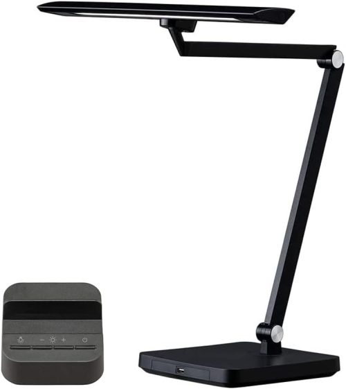 アイリスオーヤマ(IRIS OHYAMA) デスクライト T型 ベースタイプ リモコン USB端子付 LDL-TBDL