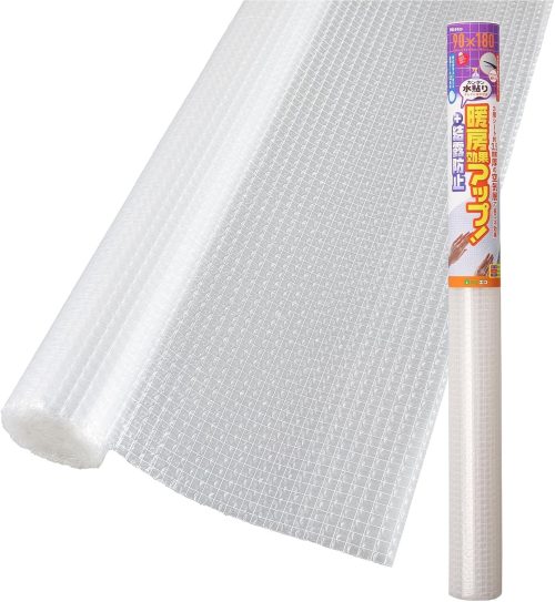 ニトムズ 窓ガラス 断熱シート グリッド 水貼り