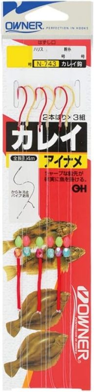 オーナーばり(OWNER) 赤金カレイ2本