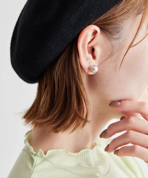 ロペピクニックパサージュ(ROPE PICNIC PASSAGE) ビッグパールノンホールピアス