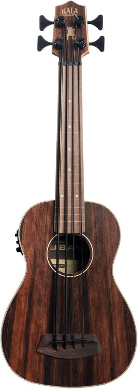 カラ(KALA) STRIPED EBONY FRETLESS UBASS-EBY-FL