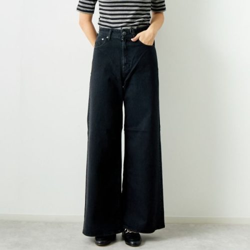 ヤヌーク(YANUK) ワイドフレアパンツ