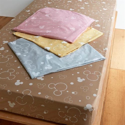 ベルメゾン(BELLE MAISON) 綿素材を使ったボックスシーツ ミッキーモチーフ