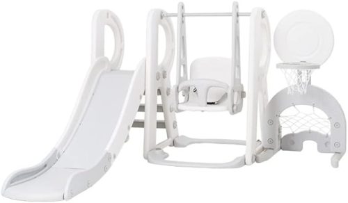 ママアンドリトル(Momnlittle) マカロンすべり台&ブランコ&ゴールポスト Ver.3