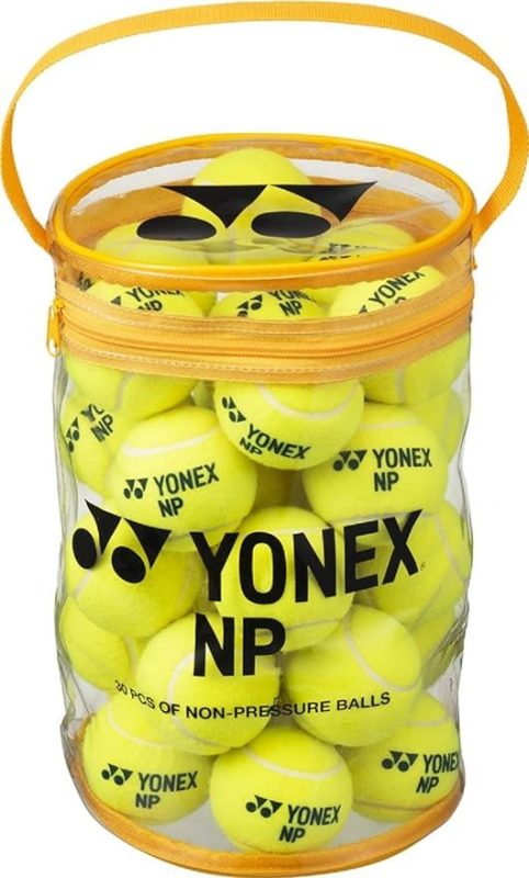 ヨネックス(YONEX) ノンプレッシャーボール 30個入バッグ TB-NP30