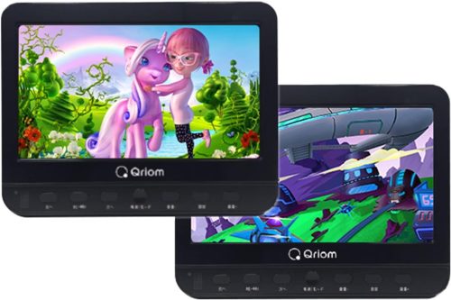 山善(YAMAZEN) Qriom ポータブルDVDプレーヤー 10.1インチ CPD-M101TMDR(B)