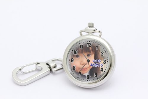 Watch-ch 写真入りキーホルダー時計