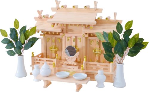 神棚の里(Kamidananosato) 屋根違い三社 つむぎ 神棚セット