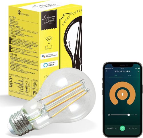 エジソンスマート エジソンバルブLEDスマート E26ノーマルクリア DST-E26AC 2019