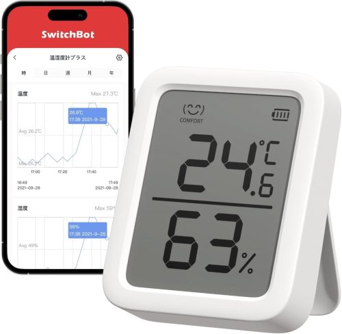 スイッチボット(SwitchBot) 温湿度計プラス 2022