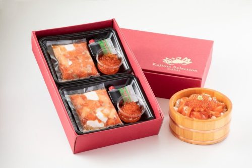 カジマ かに丼・サーモンといくらの親子丼セット