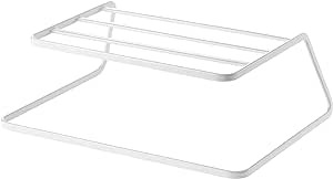 山崎実業 ディッシュラック ディッシュストレージ タワー ホワイト 7488