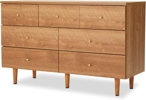 ロウヤ(LOWYA) 日本製 チェスト 木目 真鍮 F501_05002_100L21