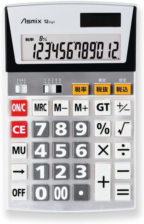 アスカ(Asmix) ビジネス電卓 L C1254