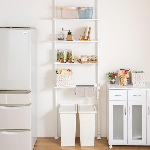 三栄コーポレーション(SANYEI CORPORATION) つっぱり式 壁面4段ラック