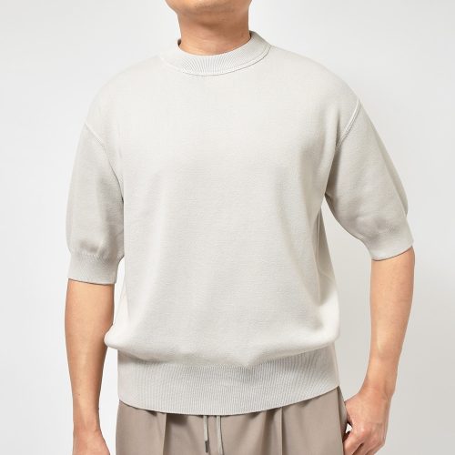 ロワイヤル・メール(ROYAL MER) HUGO-U コットン ミドルゲージ クルーネックニット