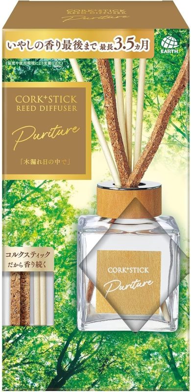 アース製薬 Sukki-ri! CORK+STICK Puriture 木漏れ日の中で