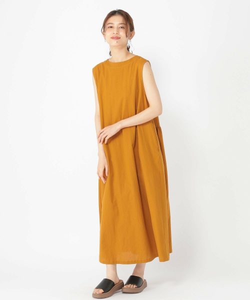 スタジオクリップ(studio CLIP) 3WAYノースリーブコットンリネンワンピース