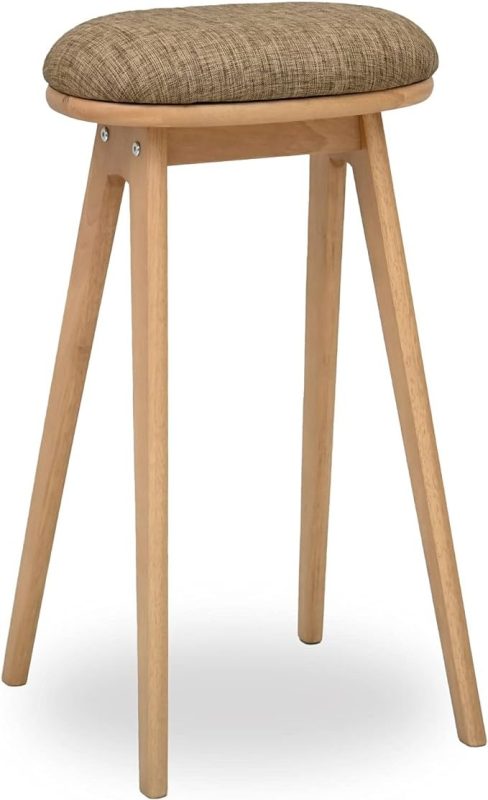 moca company Clore 木製 クッション付きハイスツール MC-ST011CL