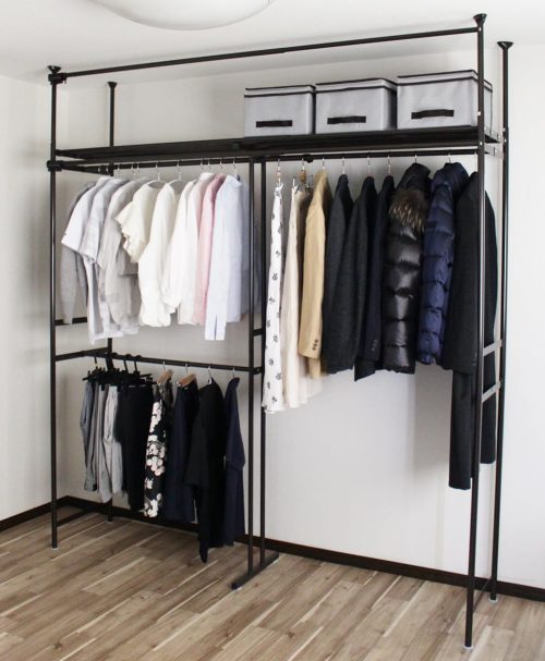 リビングプラス クローゼットハンガーラック