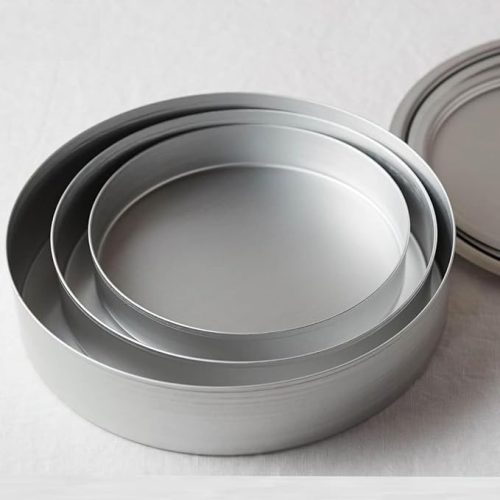 ツレヅレハナコ×オレンジページ ふたつきアルミ丸バット 3サイズセット