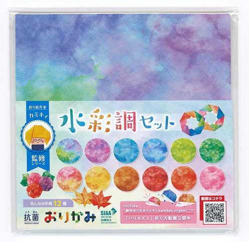 恒和プロダクト 抗菌おりがみ カミキィ監修シリーズ 水彩調セット