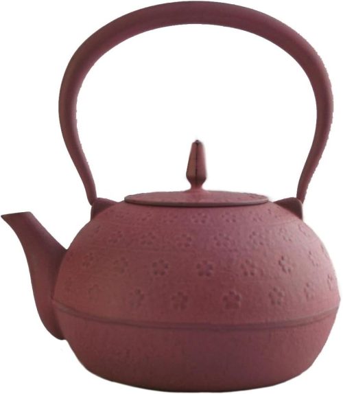 池永鉄工 南部鉄瓶 梔子 さくら文様 ピンク