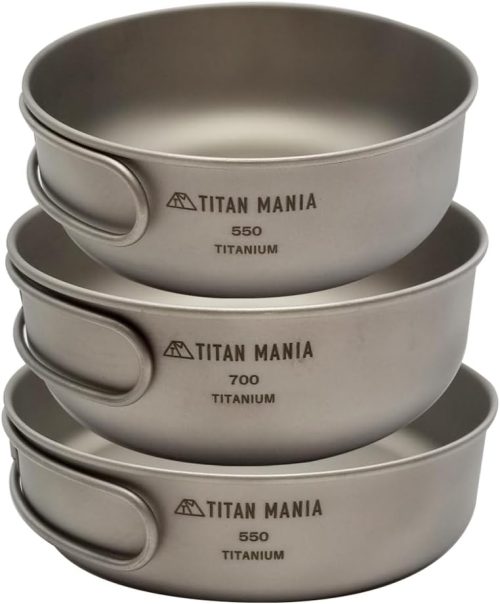 チタンマニア(TITAN MANIA) クッカー3点セット チタン製