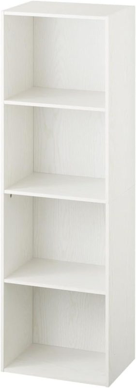 ぼん家具 カラーボックス 4段 ABR920128