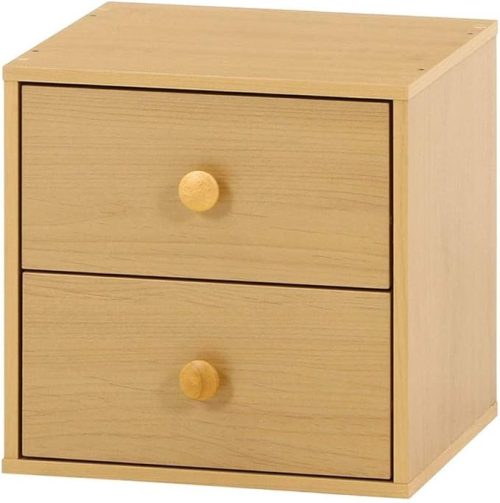 不二貿易 キューブボックス 引出し 2杯付