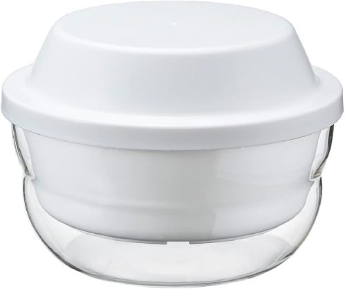 ハリオ(HARIO) ガラスのレンジ蒸し器 XMK-120-W