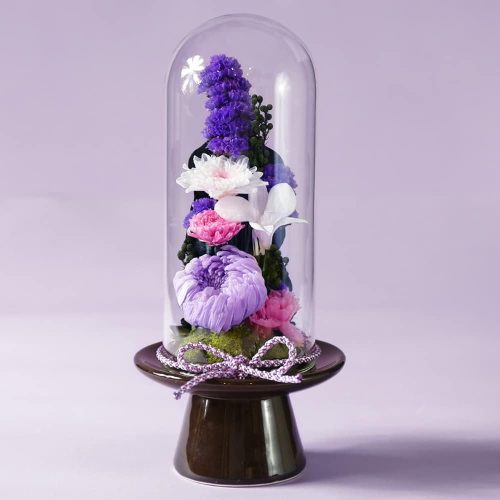 Makefuture 紫苑 M プリザーブドフラワー 仏花
