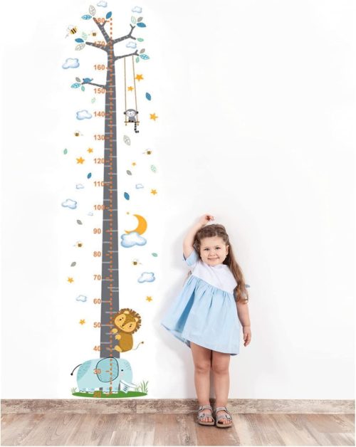 harmonico 身長計 ぞうさん&ライオンさん ウォールステッカー